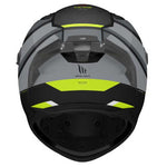 MT Braker SV Chento Matt Black Yellow Helmet