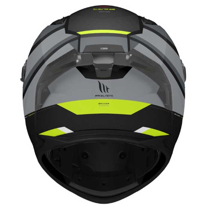 MT Braker SV Chento Matt Black Yellow Helmet