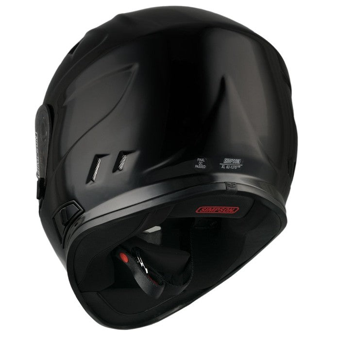 Simpson Venom Gloss Black Helmet