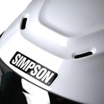 Simpson Speed Gloss White Helmet