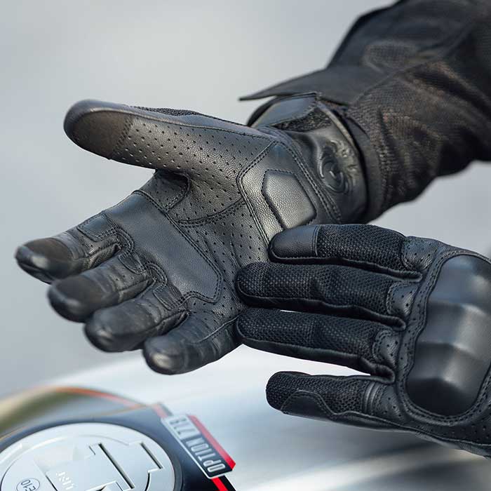 Merlin Griffin Urban Leather D3O Black Glove