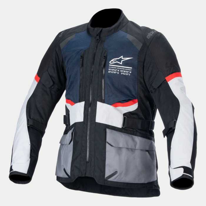 Alpinestars Andes Air Dual Sport Jacket D Blue Black Ice Grey