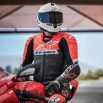 Alpinestars Missile V2 Ward 1Pc Leather Suit Black R FLuo White