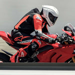 Alpinestars Missile V2 Ward 1Pc Leather Suit Black R FLuo White