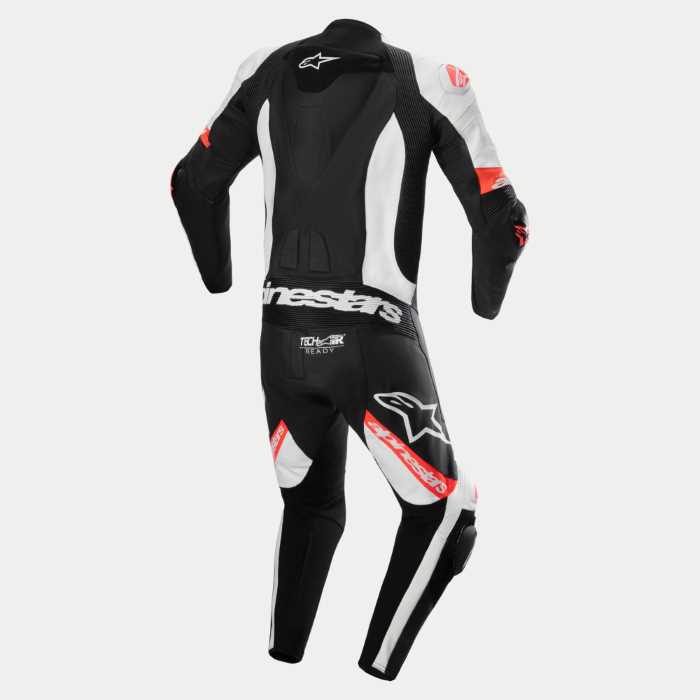 Alpinestars Missile V2 Ward 1Pc Leather Suit Black W R Fluo