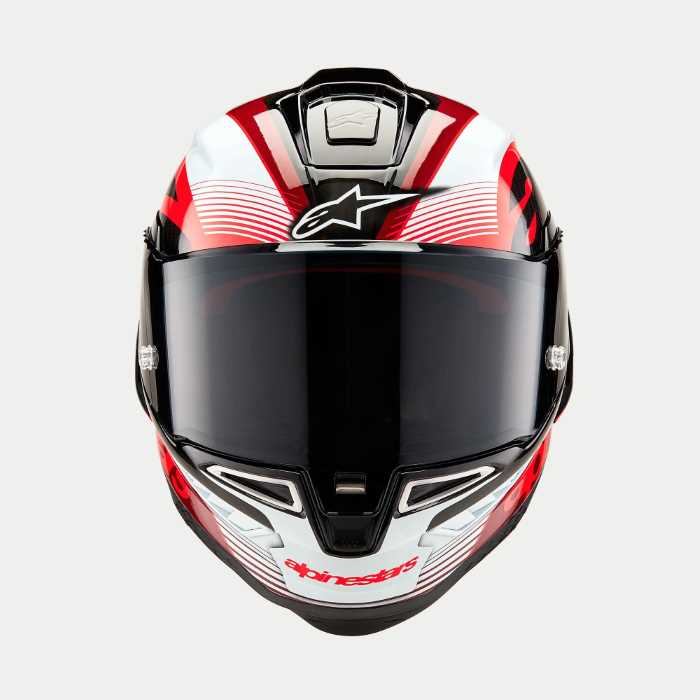 Alpinestars Supertech R10 Team Black Carbon Red White