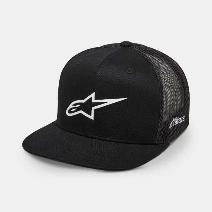 Alpinestars 3D Ageless Trucker Hat Black White