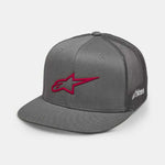 Alpinestars 3D Ageless Trucker Hat Grey Red