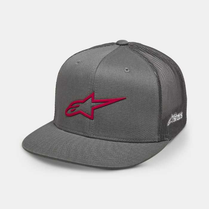 Alpinestars 3D Ageless Trucker Hat Grey Red
