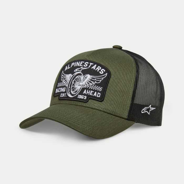 Alpinestars Heritage Patch Trucker Hat Military Black