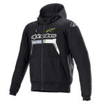 Alpinestars Chrome Ignition Hoodie Black Yellow Fluo