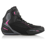 Alpinestars Stella Ladies Faster-3 Dual Sport Shoe Black Dark Grey Fuchsia