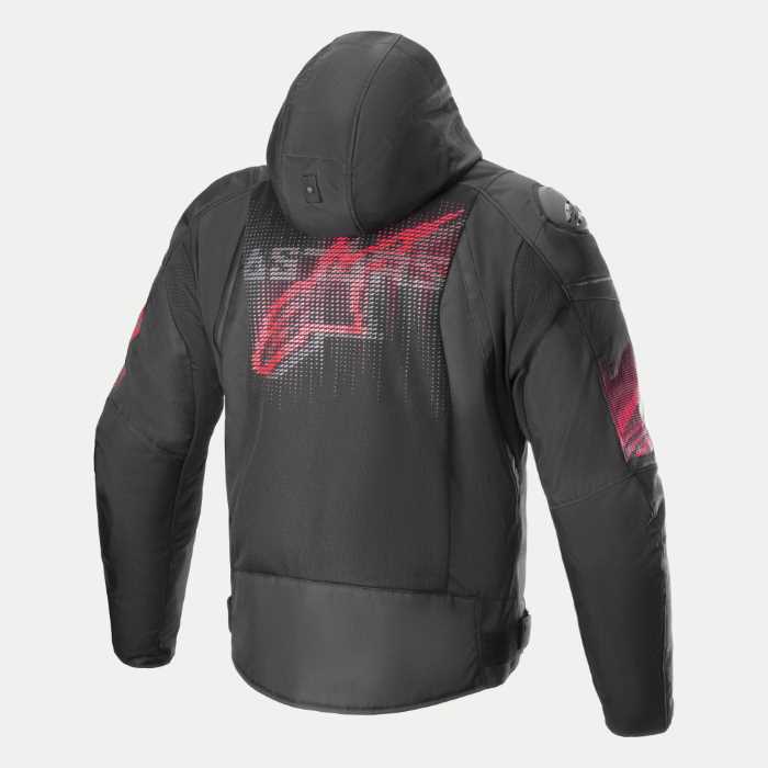 Alpinestars Zaca Air Venom WP Jacket Black Bright Red