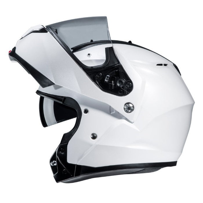 HJC C91N Pearl White