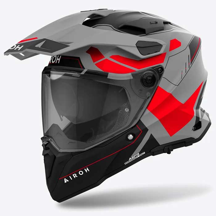 Airoh Commander 2 Reveal Red Fluo