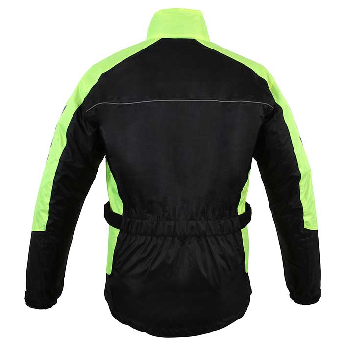 Weise Arica Waterproof Over Jacket Black Neon