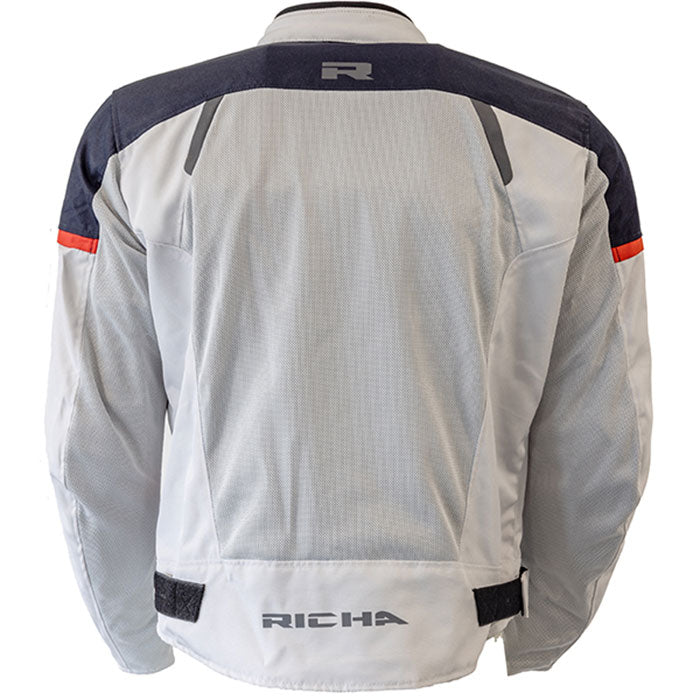 Richa Auyan Waterproof Jacket Grey Blue Red