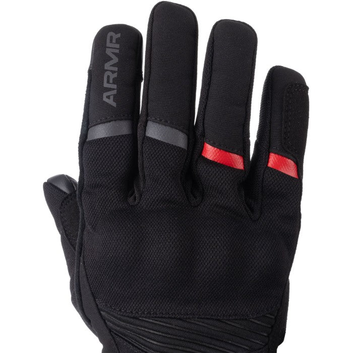 ARMR Eyoshi 3.0 WP Waterproof Mens Gloves Black Red