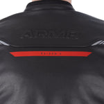 ARMR Raiden 3.0 Mens Leather Jacket Black Red
