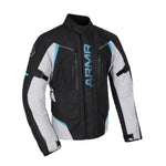 ARMR Kiso 4.0 WP Waterproof Mens Jacket Black Light Grey Blue