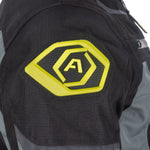 ARMR Kumaji 3.0 WP Waterproof Mens Jacket Black Green Fluo Yellow