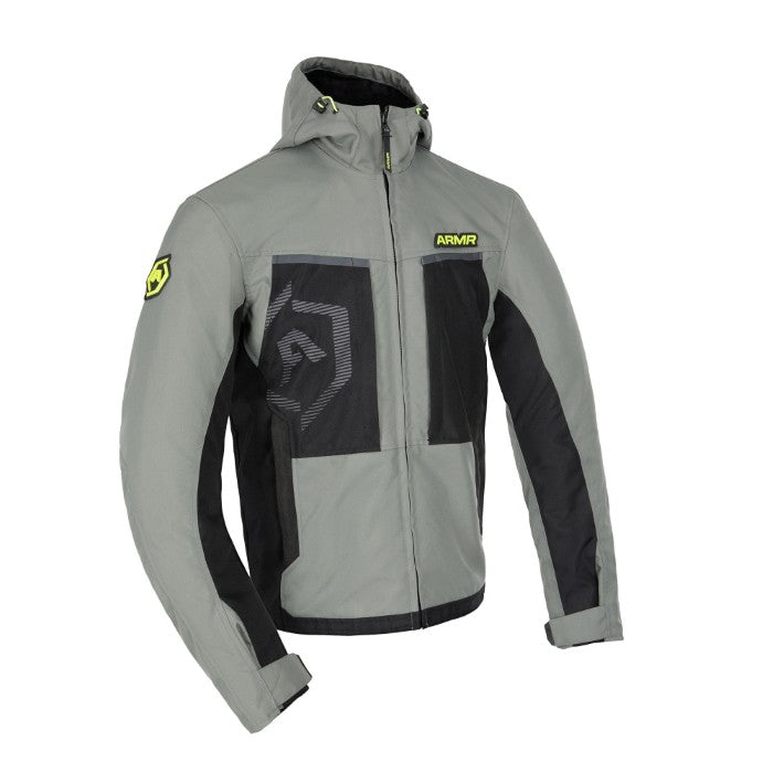 ARMR Suko 1.0 WP Waterproof Mens Jacket Green Flo Yellow