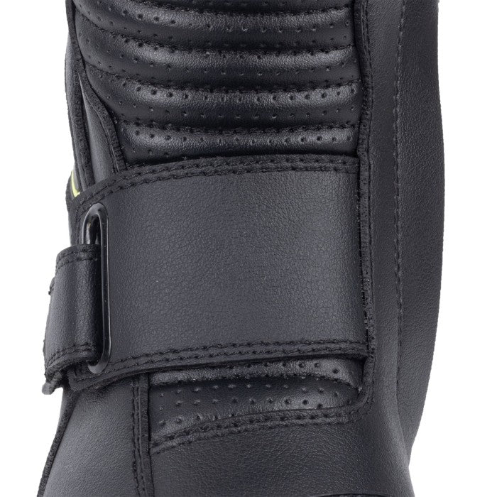 Oxford Omega Air Vented Short Mens Boots Black White Yellow