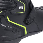 Oxford Omega Air Vented Short Mens Boots Black White Yellow