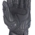 Oxford Cypher 1.0 Short Leather Mens Gloves Stealth Black