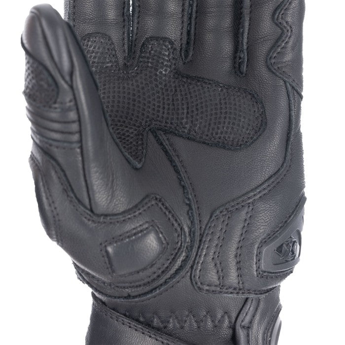 Oxford Cypher 1.0 Short Leather Mens Gloves Stealth Black