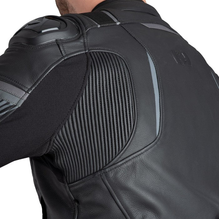 Oxford Cypher 1.0 Leather Mens Jacket Stl Black