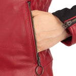 Oxford Radley Leather Womens Jacket Red
