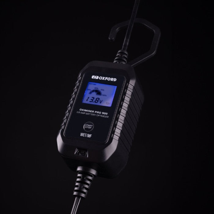 Oxford Oximiser Pro 900 6V 12V Motorcycle Battery Optimiser Charger 0.9 EU Plug