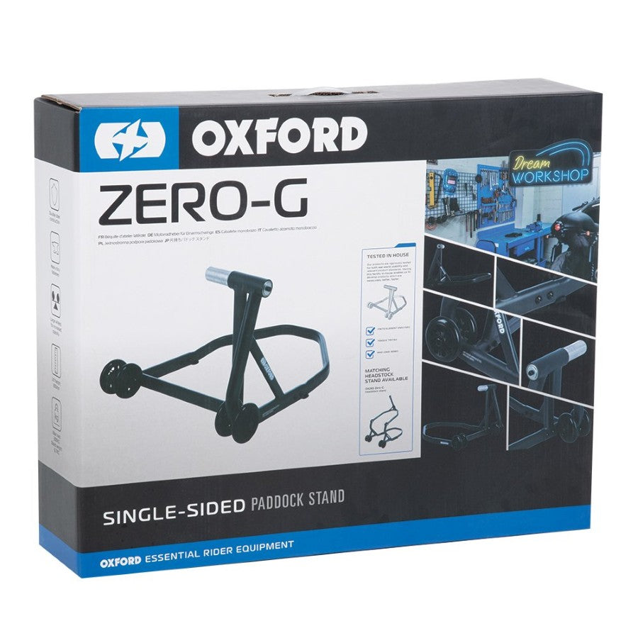 Oxford Zero-G Heavy Duty Rear Motorcycle Single Sided Swing Arm Stand