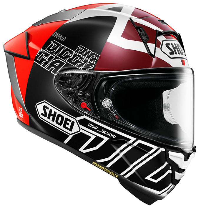 Shoei X-SPR Pro Diggia2 TC-1 Red Helmet