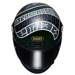 Shoei Glamster 06 Heiwa Motorcycles TC-4 Green Helmet