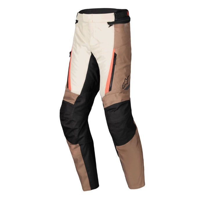 Alpinestars ST-1 WP Pants Dark Khaki Sand Black Red Fluo