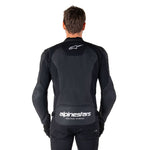 Alpinestars Faster V3 Leather Jacket Black White