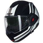 Nolan N120-1 Lineo  348 Black White Silver