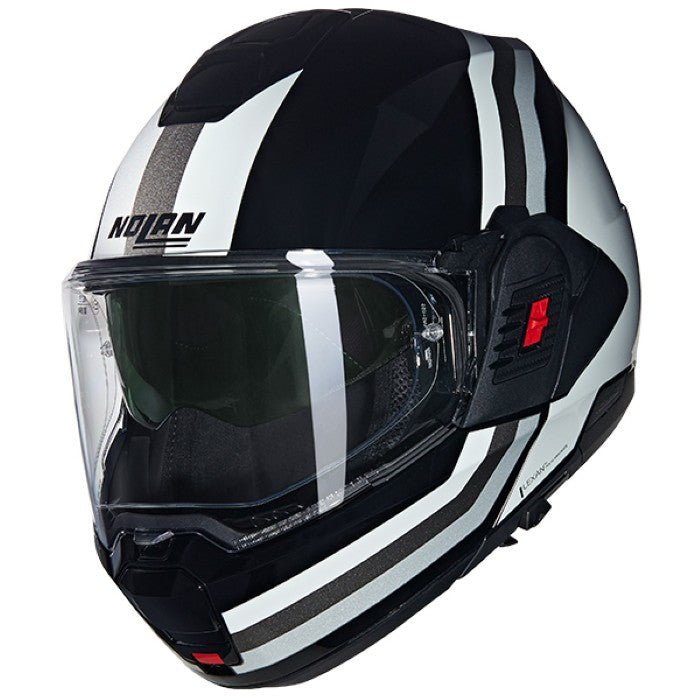 Nolan N120-1 Lineo  348 Black White Silver