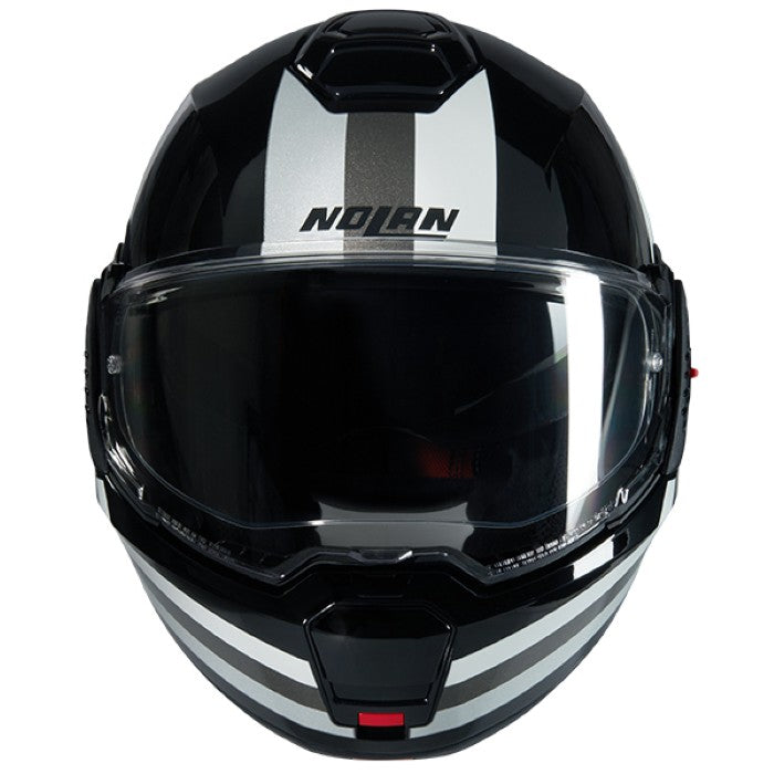 Nolan N120-1 Lineo  348 Black White Silver