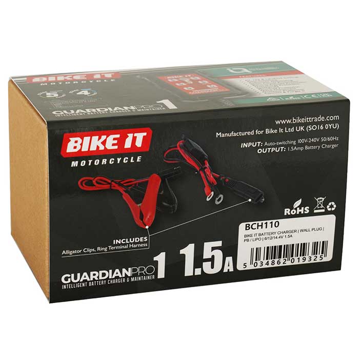 Bike It Guardian Pro 1 Battery Charger & Maintainer
