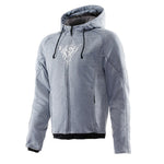 Dainese Bovisa Safety Hoodie Zip N42 Grey Melange Black
