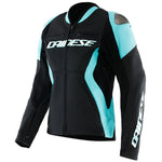 Dainese Racing 5 Leather Jacket Women 77N Black Water