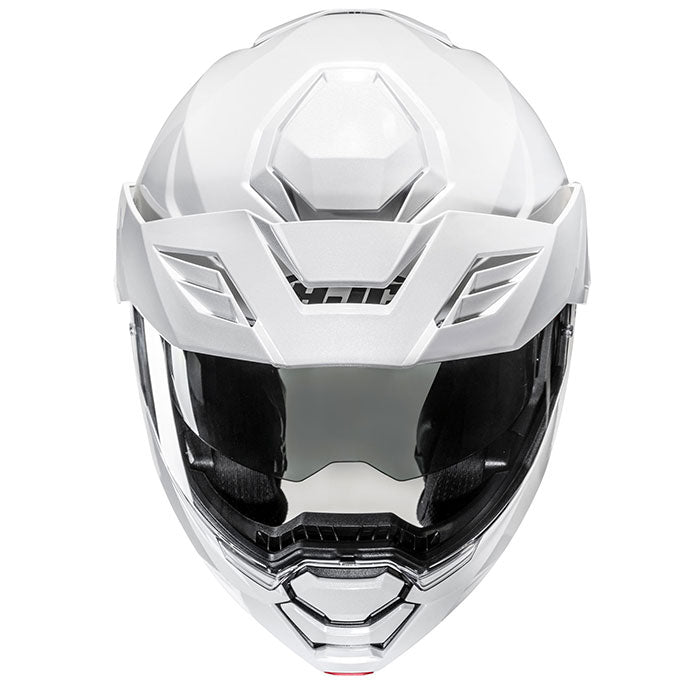 HJC I80 Pearl White Flip Up Dual Sport Helmet