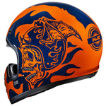 HJC V60 Flame MC27 Blue Orange