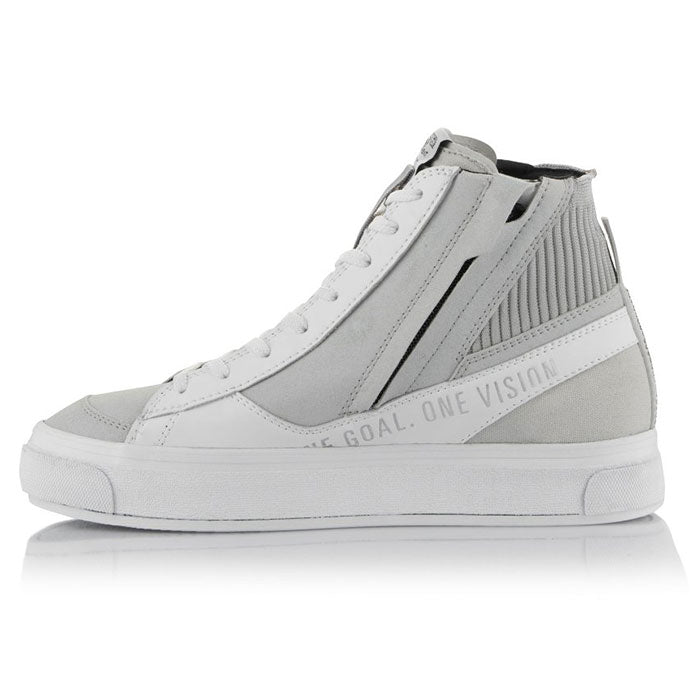 Alpinestars Stella Stated Podium Shoes White Charcoal Grey