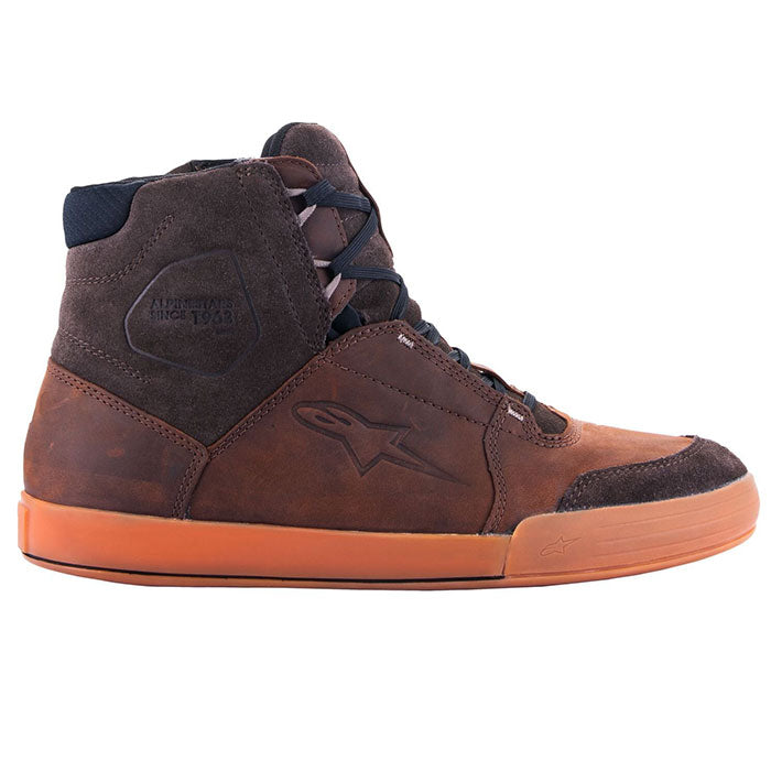 Alpinestars Chrome Crafted Drystar Shoes Brown Gum