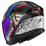 Shark Skwal I3 Jet Hellcat Black White Blue Red