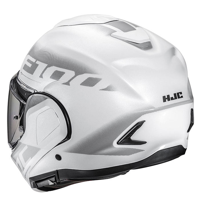 HJC F100 Hetal MC10 White